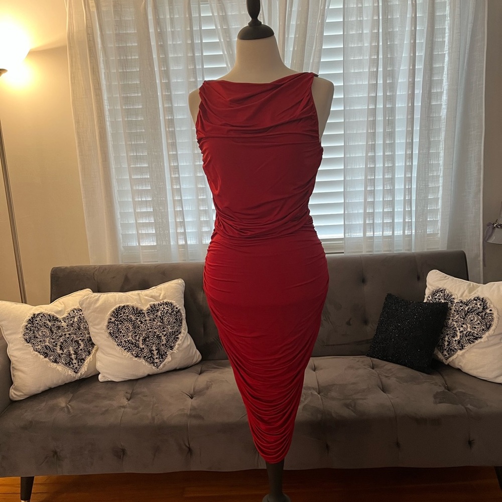 BeBe slinky cocktail dress